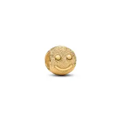 PANDORA - Mini Charm Carita Feliz Con Textura