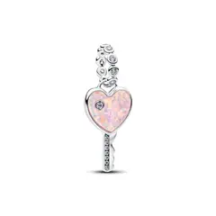 PANDORA - Charm Llave De Corazón Opalescente
