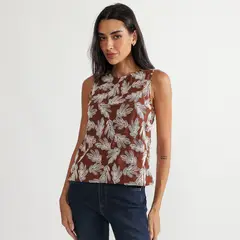 UNIVERSITY CLUB - Blusa Sin Mangas Mujer