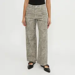 SYBILLA - Pantalón Straight Tiro Alto Mujer