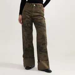 SYBILLA - Jean Wide Leg Tiro Alto Mujer