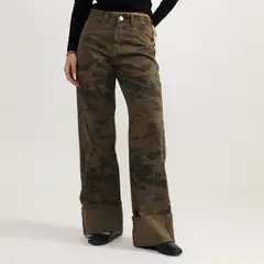 SYBILLA - Jean Wide Leg Tiro Alto Mujer