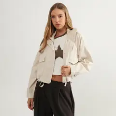 SYBILLA - Casaca Denim Mujer