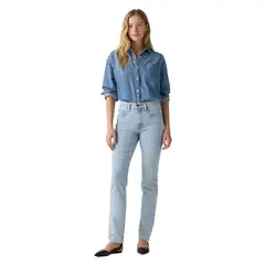 LEVIS - Jean Straight Tiro Alto Mujer