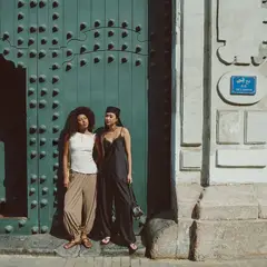 SYBILLA - Pantalón Bombacho Tiro Alto Mujer