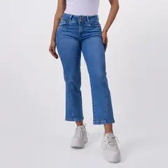 TAYSSIR - Jean Straight Tiro Alto Mujer