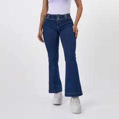 TAYSSIR - Jean Flare Tiro Alto Mujer
