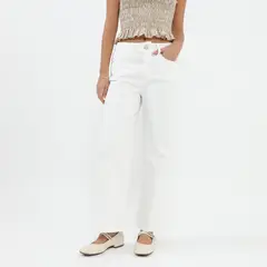 DENIMLAB - Jean Baggy Tiro Alto Mujer