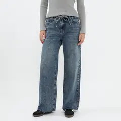 DENIMLAB - Jean Baggy Tiro Alto Mujer