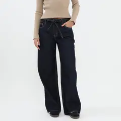 DENIMLAB - Jean Baggy Tiro Alto Mujer