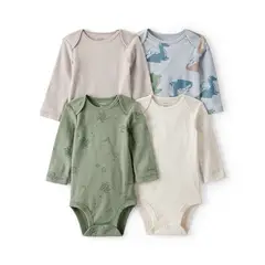 CARTERS - Body Bebé Niño Pack X4