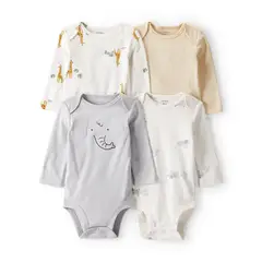 CARTER'S - Body Pack X4 Bebé Unisex