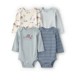 CARTERS - Body Bebé Niño Pack X4