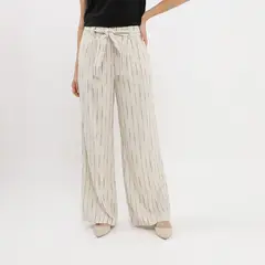 APOLOGY - Pantalón Wide Leg Tiro Alto Mujer