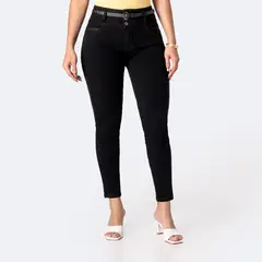 PIONIER - Jean Skinny Tiro Alto Mujer
