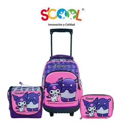 KUROMI - Mochila Con Ruedas Niña