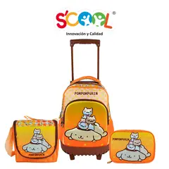 HELLO KITTY - Mochila Con Ruedas Niña Pompompurin