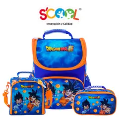 DRAGON BALL - Mochila Niño Set 3 Piezas