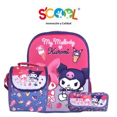 MELODY - Mochila Niña Set 3 Piezas