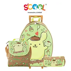 HELLO KITTY - Maleta Niña Set 3 Piezas Pompompurin