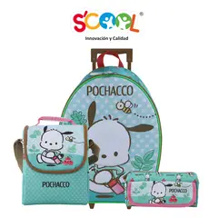 SANRIO - Maleta Niña Set 3 Piezas Pochacco