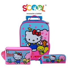 HELLO KITTY - Maleta Niña Set 3 Piezas
