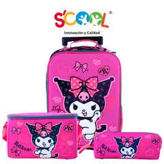 KUROMI - Maleta Niña Set 3 Piezas