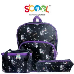 KUROMI - Mochila Niña Set 3 Piezas