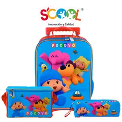 POCOYO - Maleta Niño Set 3 Piezas