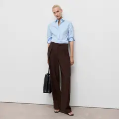 MANGO - Blusa Manga Larga Mujer