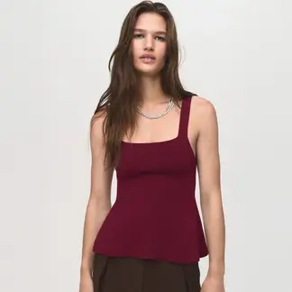 MANGO - Top Sin Mangas Mujer