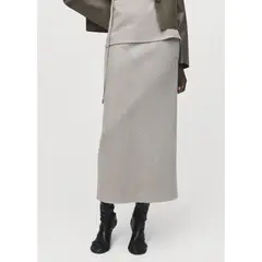 MANGO - Falda Larga Mujer