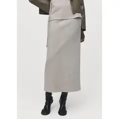 MANGO - Falda Larga Mujer