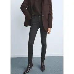 MANGO - Jean Skinny Tiro Medio Mujer