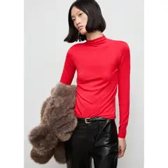 MANGO - Polo Manga Larga Mujer