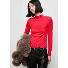 MANGO - Polo Manga Larga Mujer