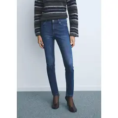 MANGO - Jean Skinny Tiro Medio Mujer