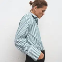 MANGO - Blusa Manga Larga Mujer
