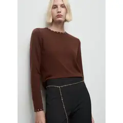 MANGO - Chompa Manga Larga Mujer