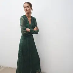 MANGO - Vestido Largo Mujer