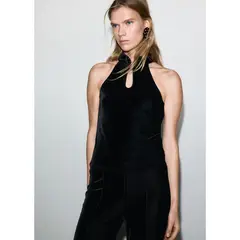 MANGO - Top Sin Mangas Mujer