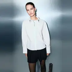 MANGO - Blusa Manga Larga Mujer