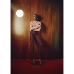 MANGO - Polo Manga Larga Mujer