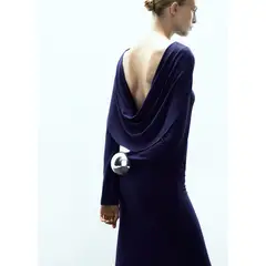 MANGO - Vestido Largo Mujer