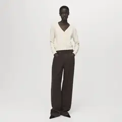 MANGO - Cardigan Manga Larga Mujer