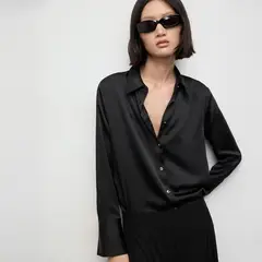 MANGO - Blusa Manga Larga Mujer