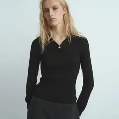 MANGO - Chompa Manga Larga Mujer