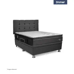 DRIMER - Dormitorio Practibox Cromopedic Cuadros 1.5 Plz