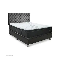 DRIMER - Dormitorio Praktibox Laqueado Futurepedic Capitone 2 Plz