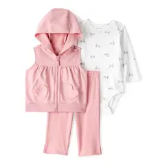 CARTERS - Conjunto 3 Piezas Bebé Niña